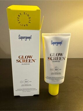 Supergoop! Glowscreen Sunrise SPF 30 1.7 oz 50 ml Full Size NIB EXP 11/26